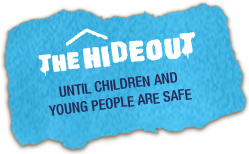 the hideout logo